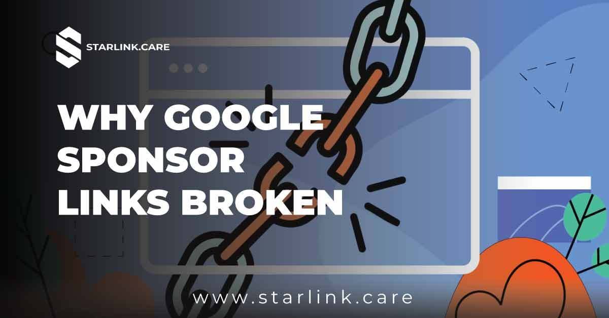 Why Google Sponsor Links Broken